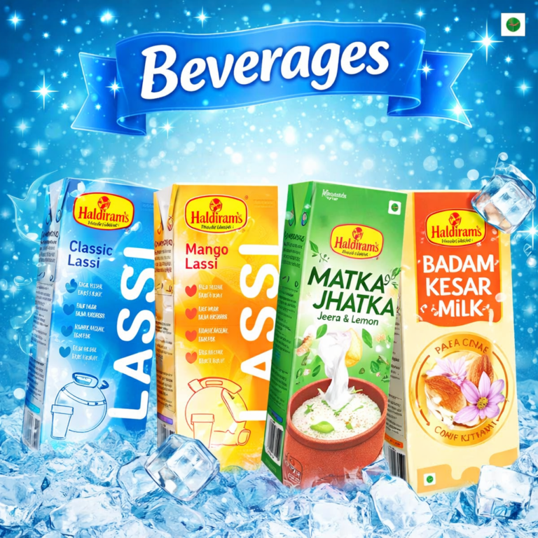 Refreshing beverages on ice